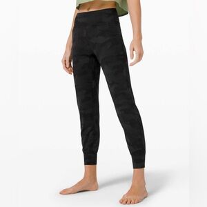 Lululemon black camo align high rise joggers